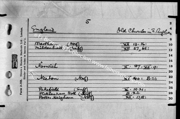 FR BROWNES INDEX